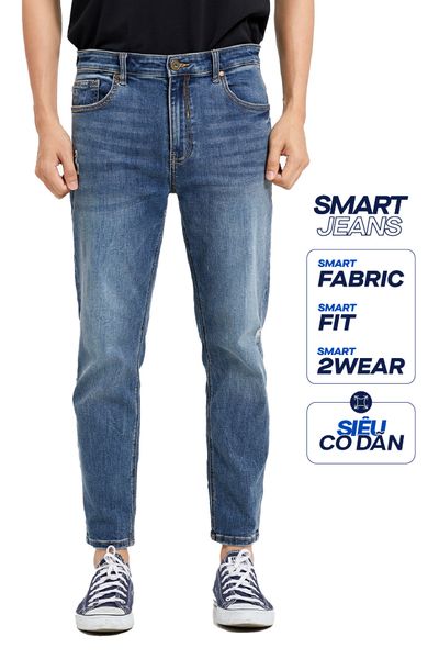 Quần Jean Smart Jeans ICONDENIM Classic Blue Wash