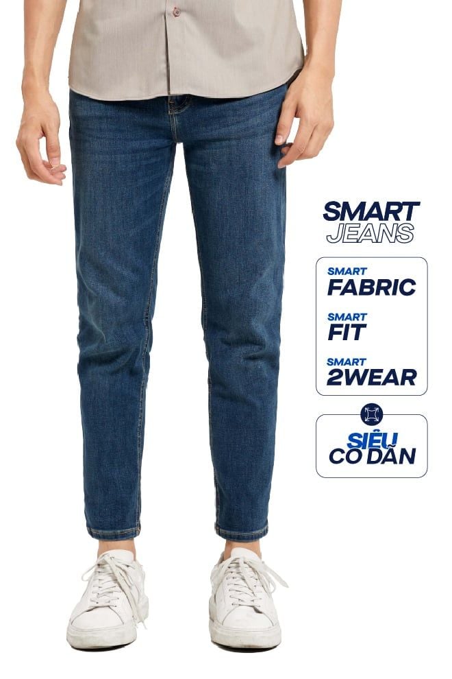 Quần Jean Smart Jeans ICONDENIM Dark Blue