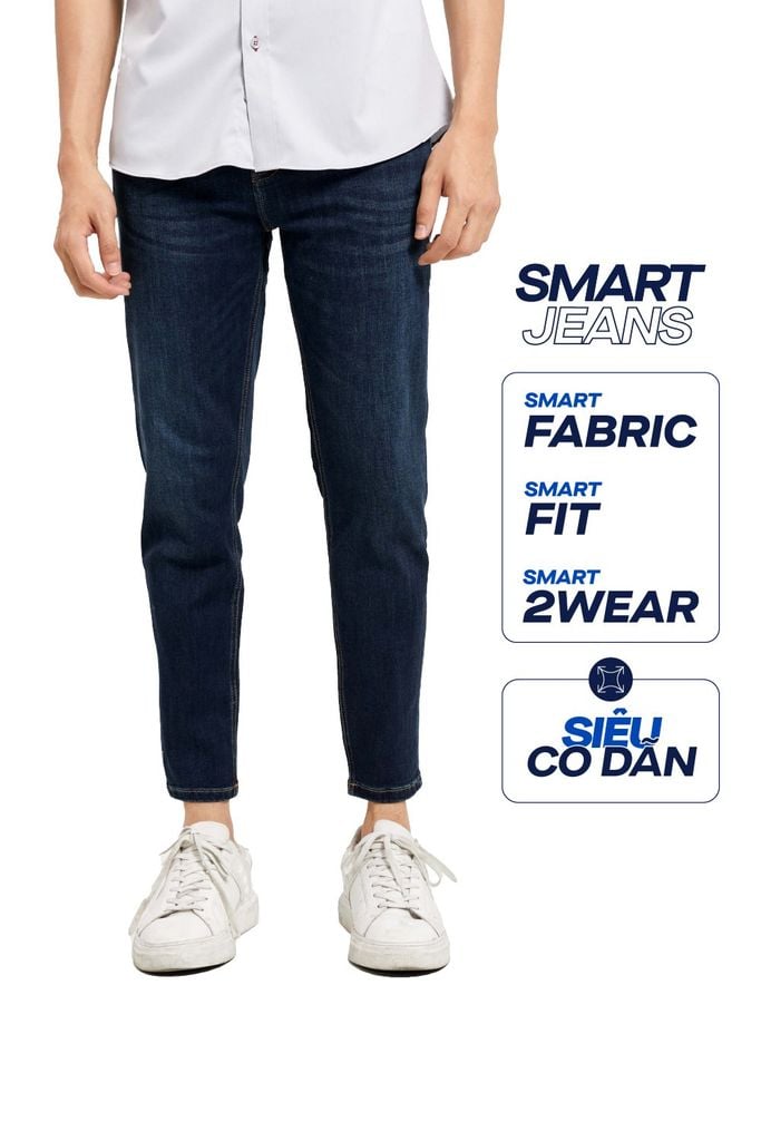 Quần Jean Smart Jeans ICONDENIM Super Dark Blue