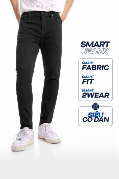 Quần Jean Smart Jeans ICONDENIM Black Wash