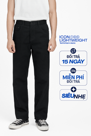 Quần Jeans ICON105 Lightweight™ Straight Fit Black