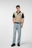 Quần Jean Nam Siêu Nhẹ Ống Suông Xanh Nhạt Trơn ICON105 Form Straight