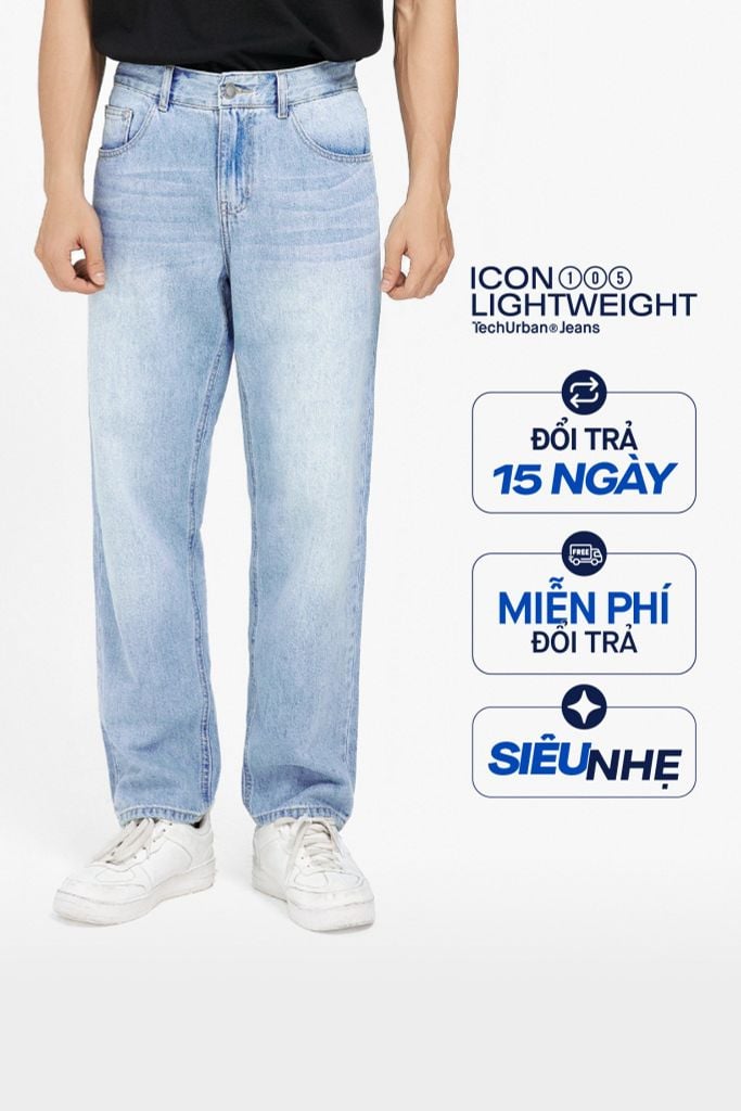 Quần Jeans ICON105 Lightweight™ Straight Fit Light Blue
