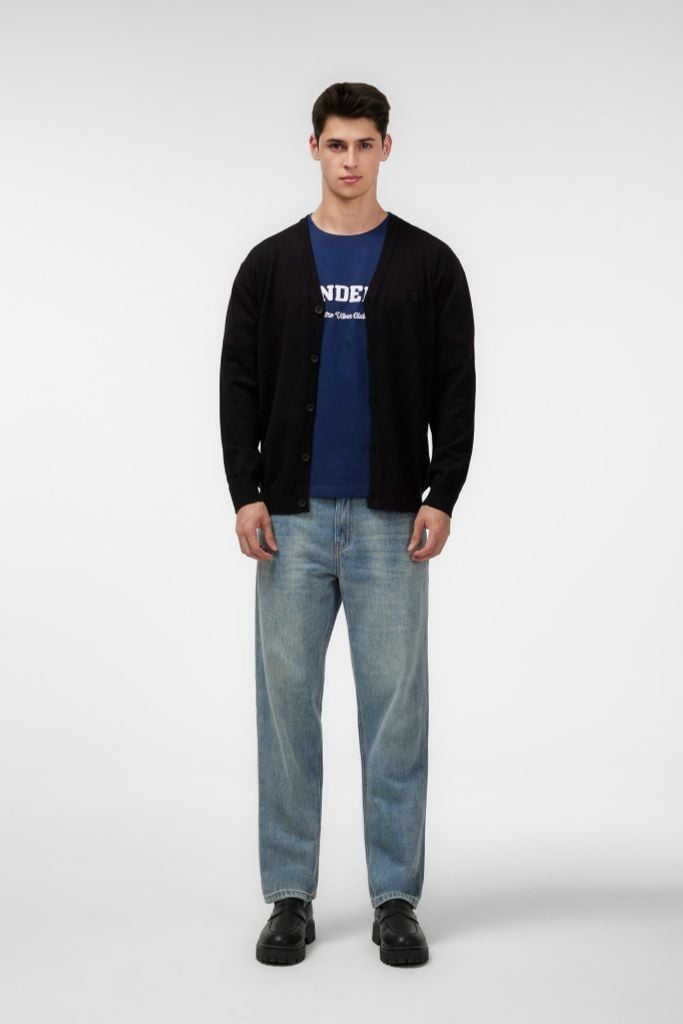 Quần Jean Nam Siêu Nhẹ Ống Suông Xanh Nhạt ICON105 Form Straight