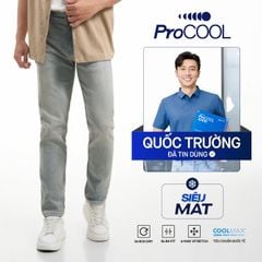 Quần Jean Nam Siêu Mát Ống Ôm ProCOOL Sand Blue Form Slim Fit