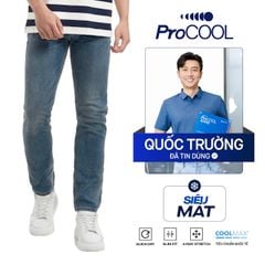 Quần Jean Nam Siêu Mát Ống Ôm ProCOOL Blue Form Slim Fit