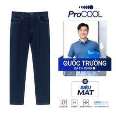 Quần Jeans Nam Siêu Mát Ống Ôm ProCOOL Performance Indigo Form Slim Fit