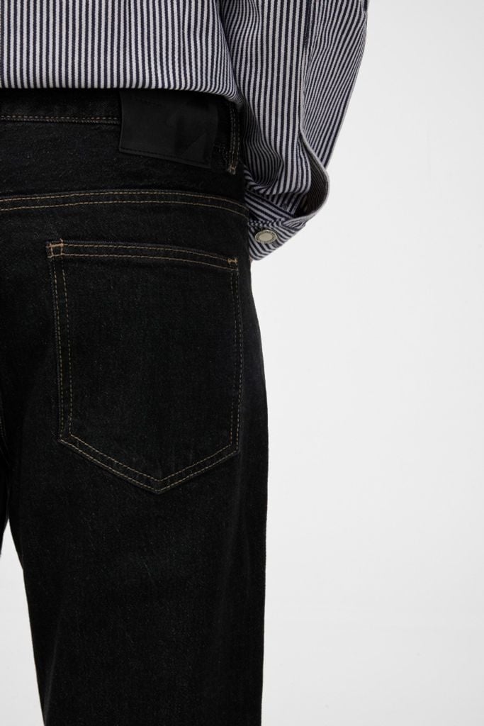 Quần Jean Nam Indigo Ống Suông Ridge Form Straight