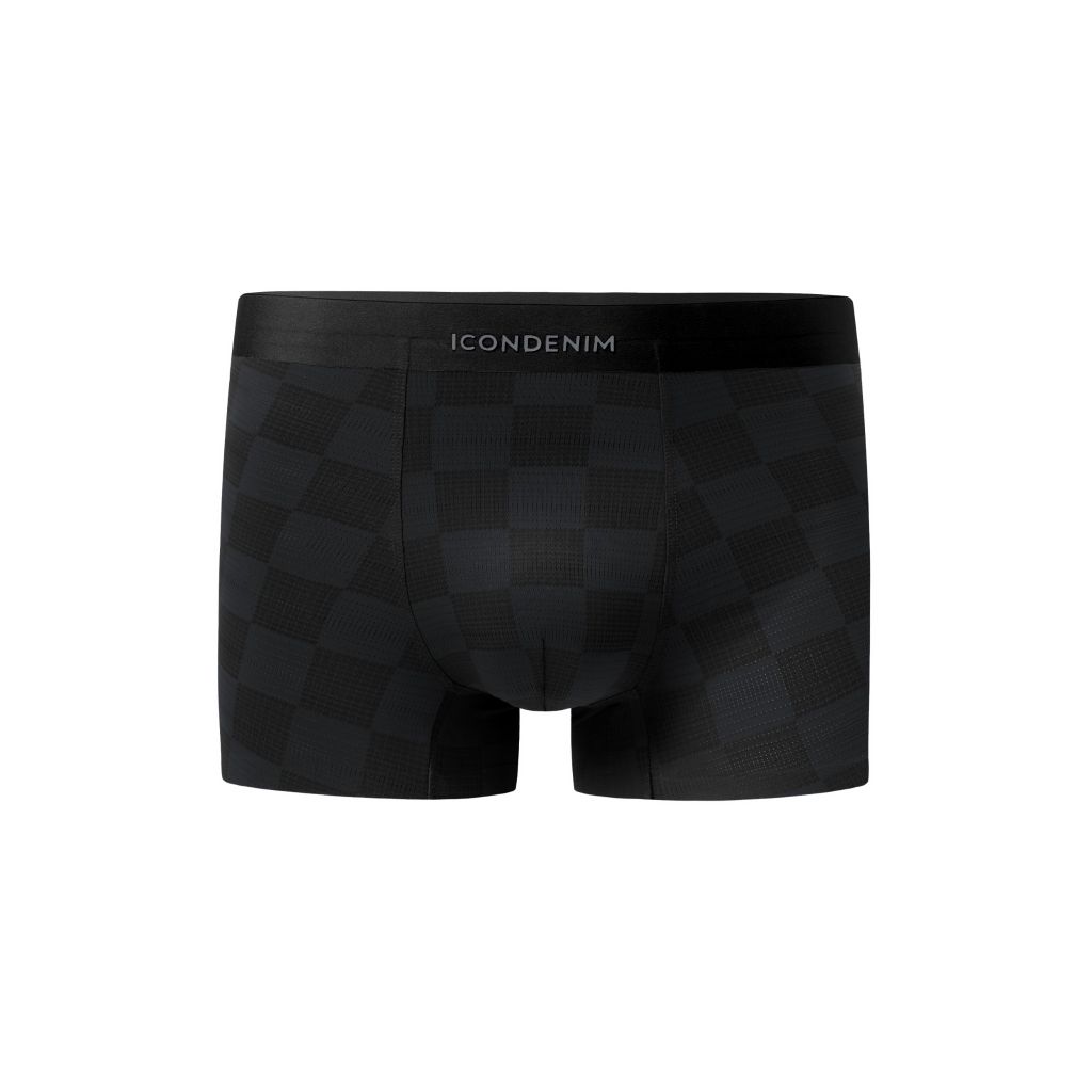 Quần Boxer Nam Caro Pattern Lưng Thun Dệt Form Trunks