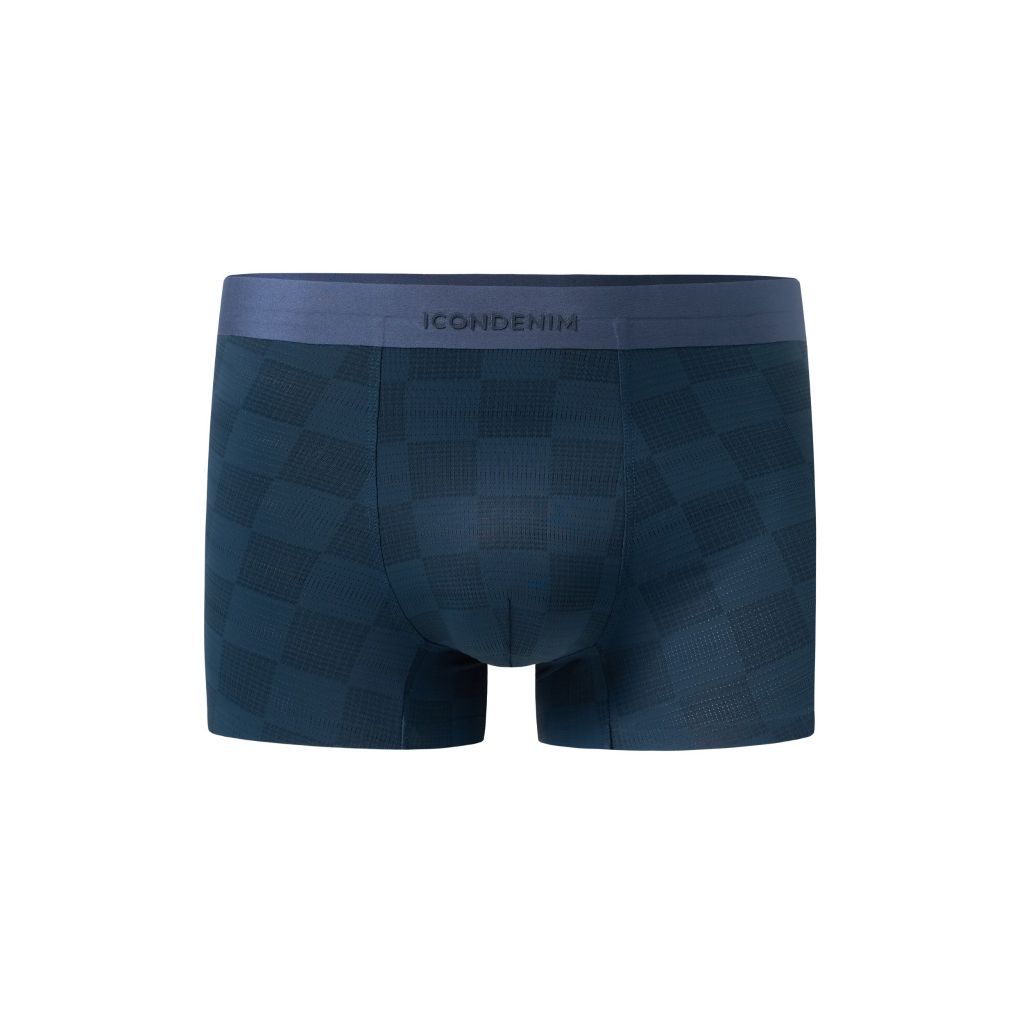 Quần Boxer Nam Caro Pattern Lưng Thun Dệt Form Trunks