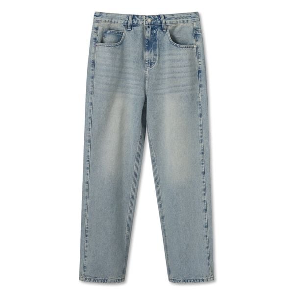 Quần Jean Nam Ống Suông Light Blue Form Baggy