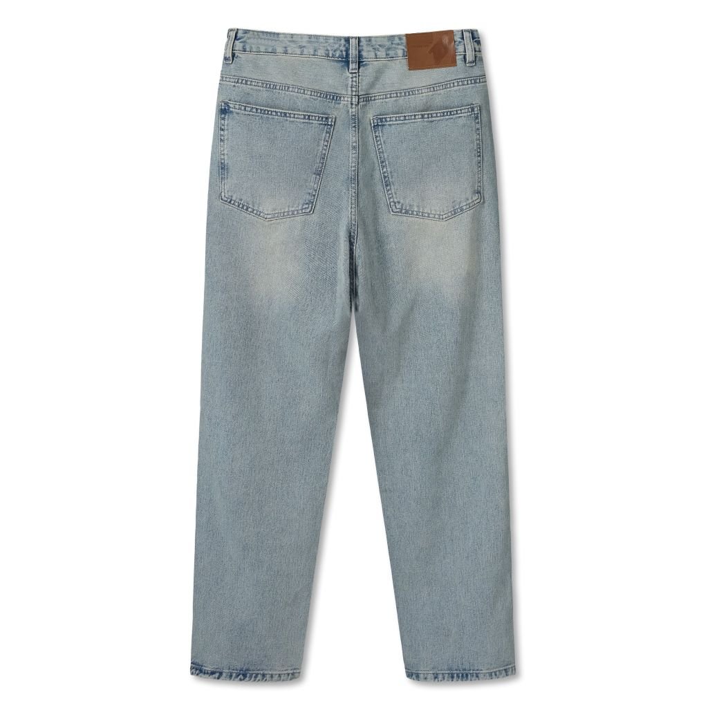 Quần Jean Nam Ống Suông Light Blue Form Baggy