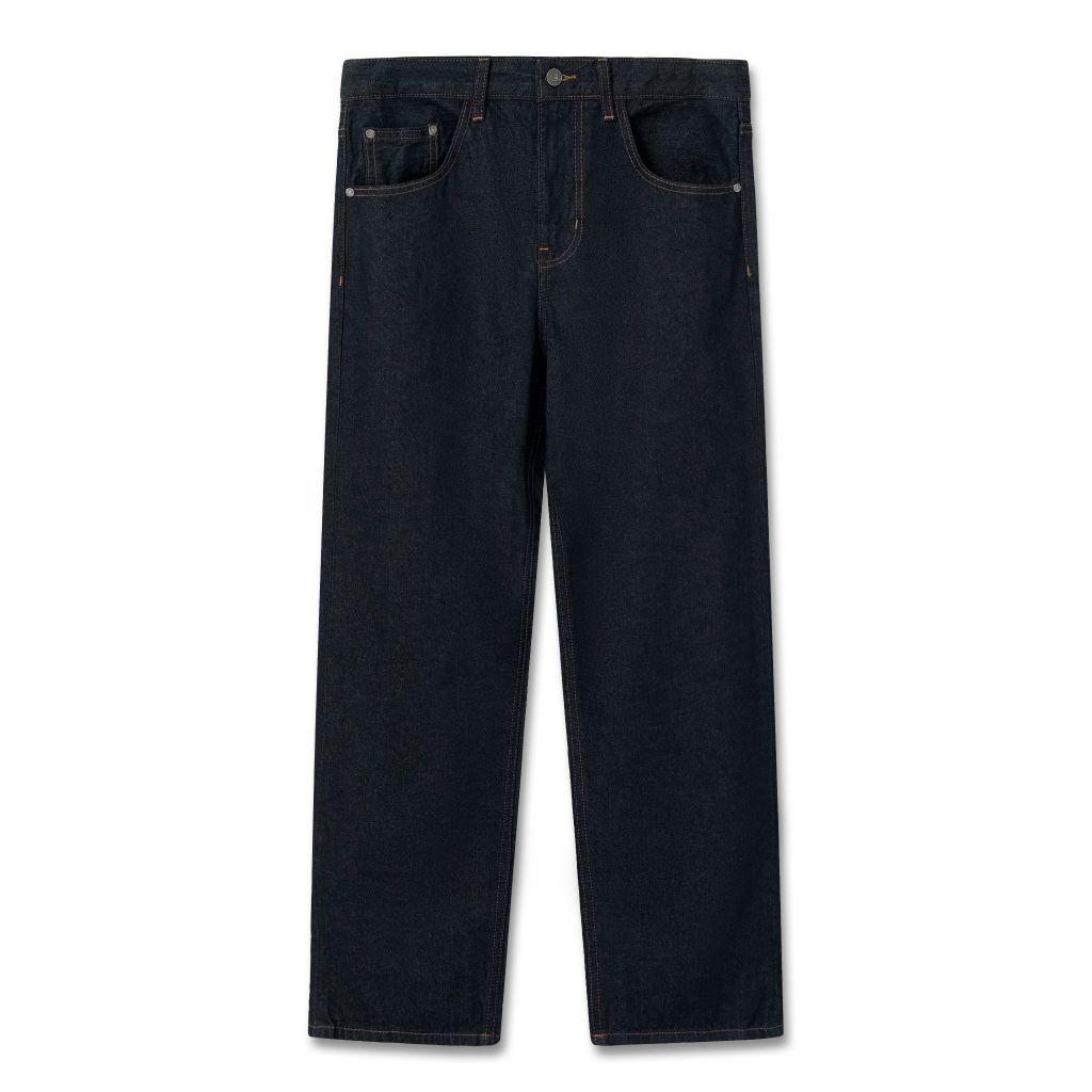 Quần Jean Nam Siêu Nhẹ Ống Suông Indigo ICON105 Form Straight