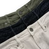 Quần Kaki Nam Ống Suông Street-Style Logo Garment-Dyed Form Baggy