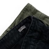 Quần Kaki Nam Ống Suông Street-Style Logo Garment-Dyed Form Baggy