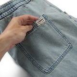 Quần Short Denim Nam Bermuda Light-blue Form Baggy