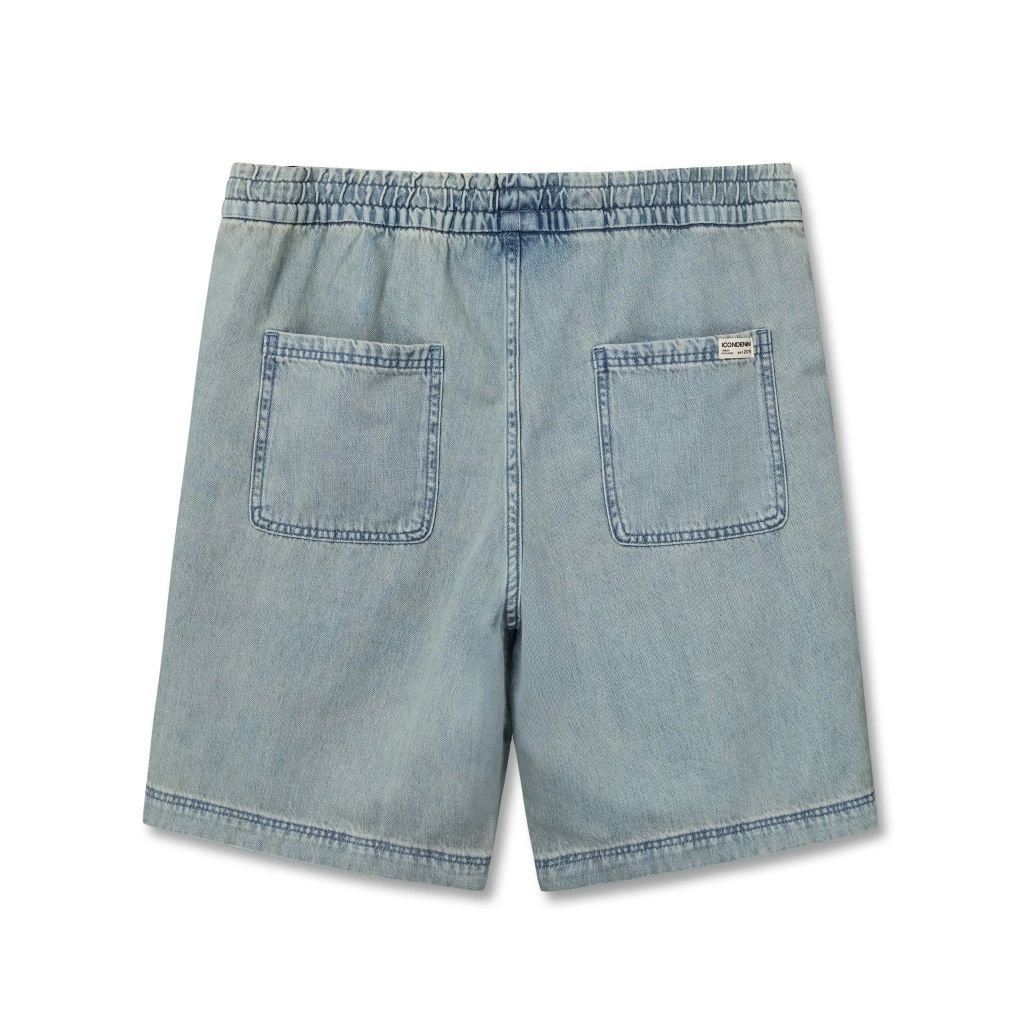 Quần Short Denim Nam Bermuda Light-blue Form Baggy