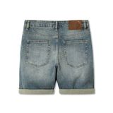 Quần Short Denim Nam Roll-up Form Slimfit