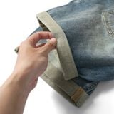 Quần Short Denim Nam Roll-up Form Slimfit