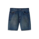 Quần Short Denim Nam Wash Basic Color Form Slim