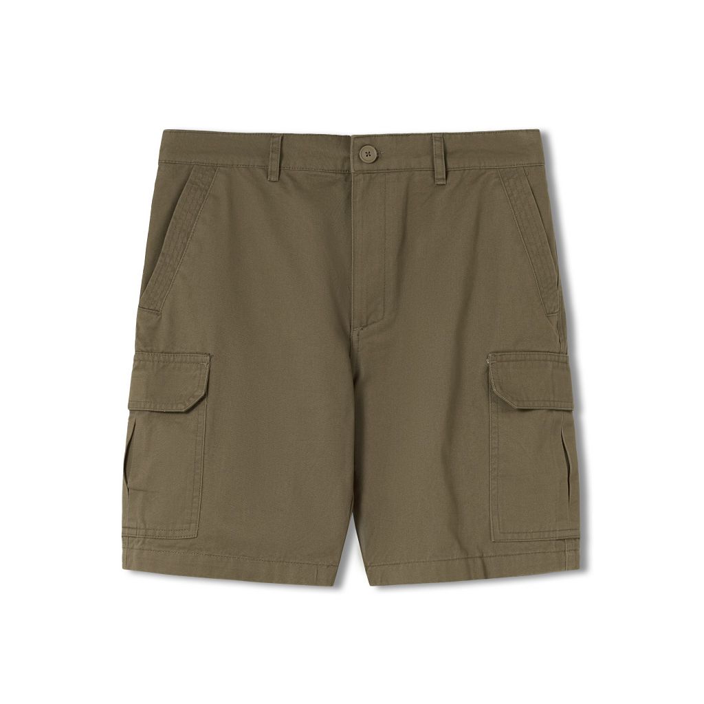 Quần Short Kaki Nam Túi Hộp Cargo Tag Form Smart Fit