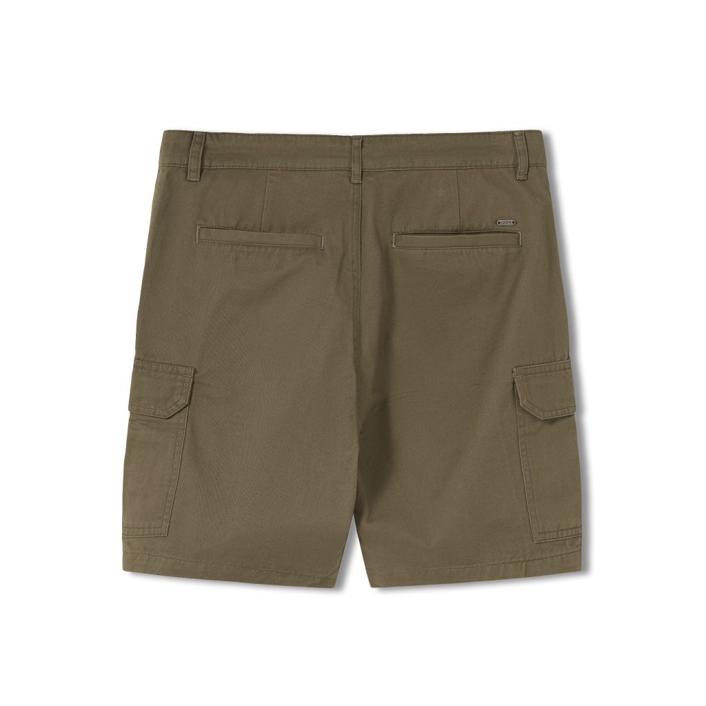 Quần Short Kaki Nam Túi Hộp Cargo Tag Form Smart Fit