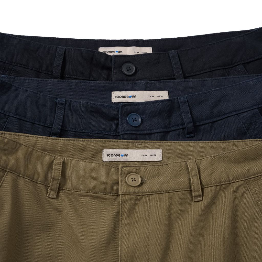 Quần Short Kaki Nam Túi Hộp Cargo Tag Form Smart Fit