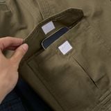 Quần Short Kaki Nam Túi Hộp Cargo Tag Form Smart Fit