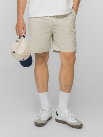 Quần Short Kaki Nam Garment Dye Form Regular