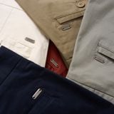 Quần Short Kaki Nam Ống Ôm Lưng Luồn Thun Form Slim