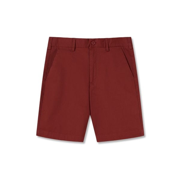 Quần Short Kaki Nam Ống Ôm Lưng Luồn Thun Form Slim