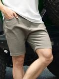 Quần Short Kaki Nam Five Pocket Classic Form Slim