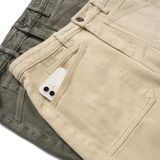 Quần Short Kaki Nam Adventure Garment-Dye Form Regular
