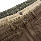Quần Short Kaki Nam Adventure Garment-Dye Form Regular