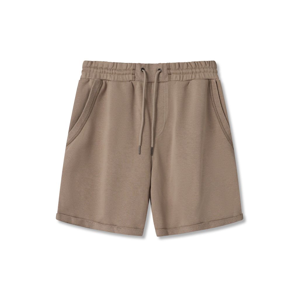 Quần Short Nỉ Nam Đánh Bông Quai Túi Form Regular