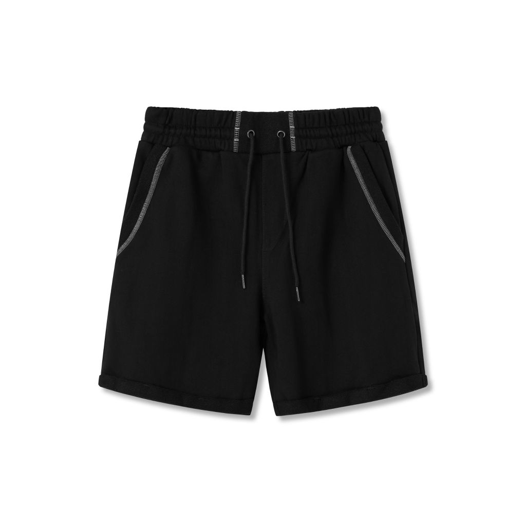 Quần Short Nỉ Nam Đánh Bông Quai Túi Form Regular