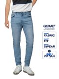 Quần Smart Jean Nam Siêu Co Dãn Xanh Nhạt Form Smart Fit