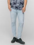 Quần Smart Jean Nam Siêu Co Dãn Xanh Nhạt Trơn Form Smart Fit