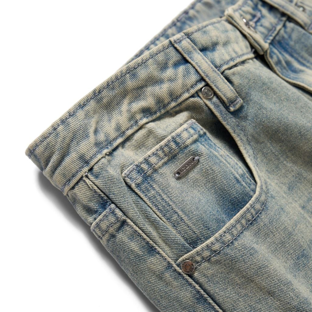 Quần Jean Nam Blue Sand Ống Suông Vintage Wash Form Straight