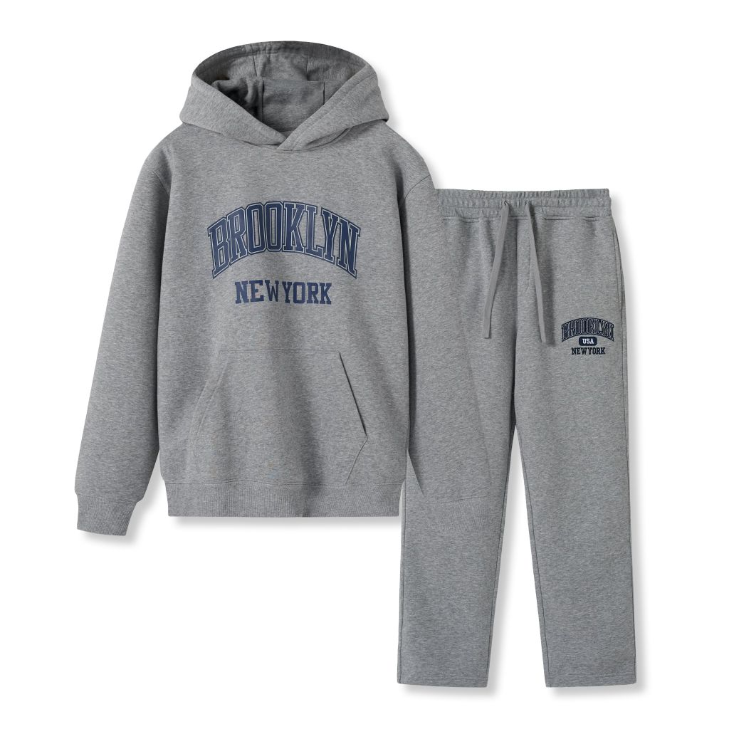 Set Đồ Nỉ Cào Nam New York Cozy Form Regular