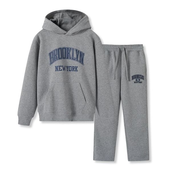 Set Đồ Nỉ Cào Nam New York Cozy Form Regular