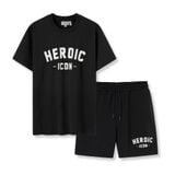 Set Đồ Ngắn Thun-Nỉ Nam Heroic Form Regular