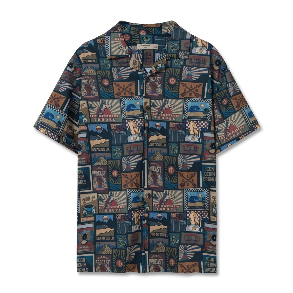 ao-so-mi-cuban-twill-nam-tay-ngan-hoa-tiet-in-nomanic-dreams-form-relaxed