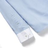 Áo Sơ Mi Blended Cotton Nam Tay Dài Patterned Heat Form Regular