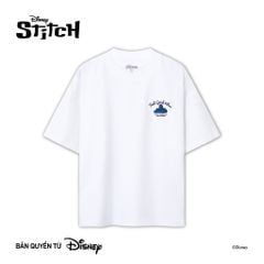 Áo Thun Nam Hoạ Tiết Disney Stitch Alien Play Form Boxy