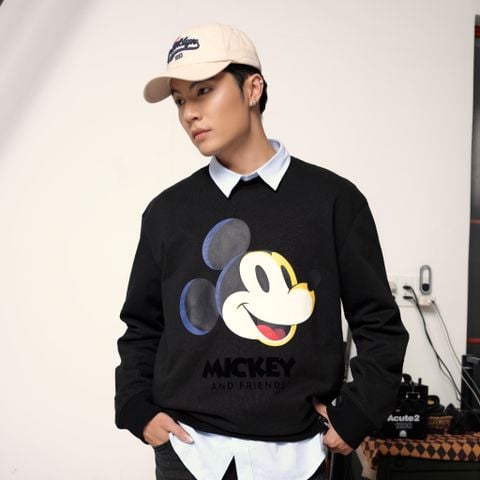 Áo Nỉ Nam Họa Tiết Mickey & Friends Bring The Bold Form Regular