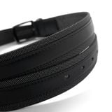 Thắt Lưng Nam Họa Tiết Shadow Stripe Đầu Khóa Gun Satin