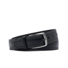 Thắt Lưng Nam Họa Tiết Shadow Stripe Đầu Khóa Gun Satin