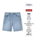 Quần Short Jean Nam Siêu Nhẹ ICON105 Light Blue Form Loose