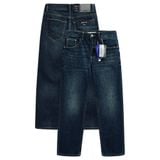 Quần Jean Nam Siêu Nhẹ Ống Suông Heavy Wash Retro ICON105 Form Straight